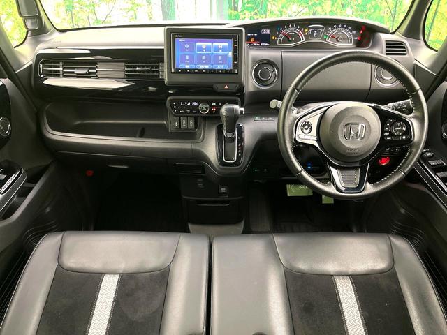 Ｎ－ＢＯＸカスタム Ｌターボ　禁煙車　純正ナビ　バックカメラ　両側パワースライドドア　シートヒーター　ホンダセンシング　コーナーセンサー　レーンアシスト　レーダークルーズコントロール　ＥＴＣ　ドライブレコーダー　パドルシフト（2枚目）