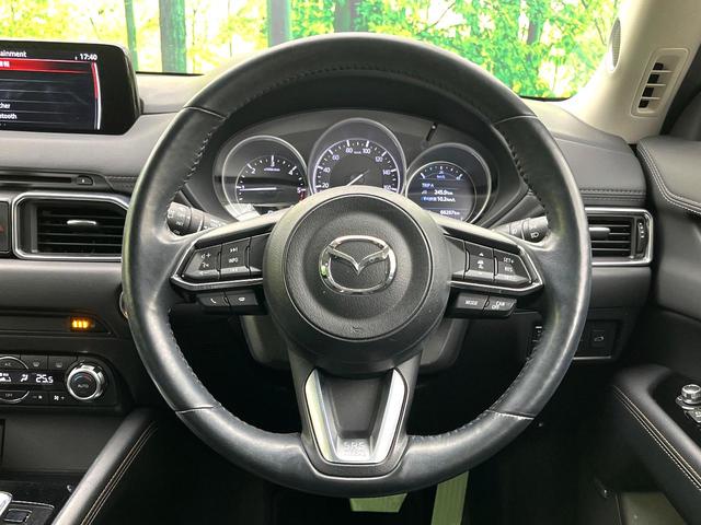 ＣＸ－５ ＸＤ　Ｌパッケージ　禁煙車　ＢＯＳＥサウンド　８インチ純正ナビ　ターボ　ディーゼル（軽油）　サイド・バックカメラ　衝突被害軽減システム　レーダークルーズ　電動リアゲート　レザーシート　全席シートヒーター　スマートキー（13枚目）