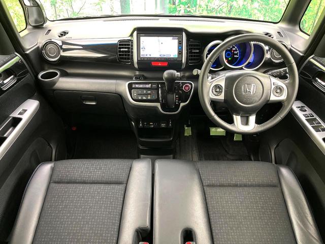 N-BOXカスタム G ターボSSブラックスタイルパッケージ 禁煙車 シティブレーキアクティブシステム 純正ナビ バックカメラ 両側電動スライドドア パドルシフト ETC HIDライト 純正15インチアルミ オートライト スマートキー(2枚目)