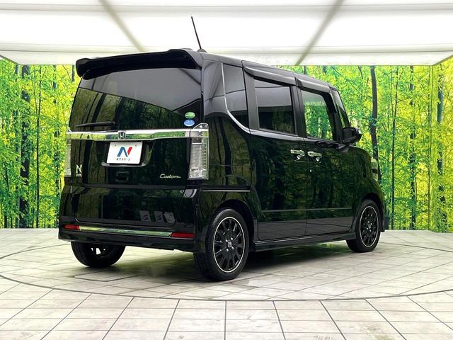 N-BOXカスタム G ターボSSブラックスタイルパッケージ 禁煙車 シティブレーキアクティブシステム 純正ナビ バックカメラ 両側電動スライドドア パドルシフト ETC HIDライト 純正15インチアルミ オートライト スマートキー(17枚目)
