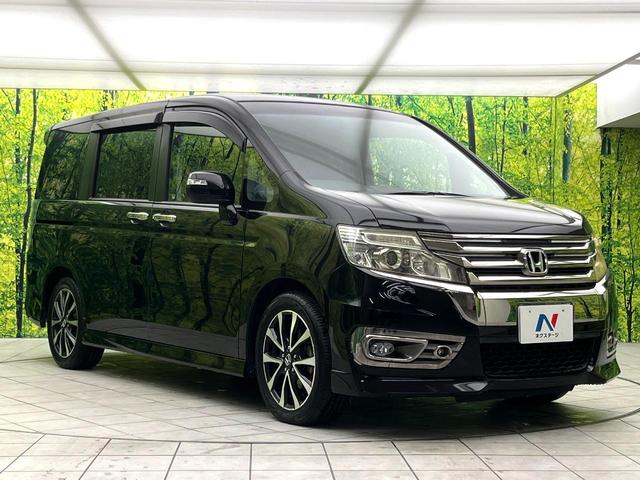 ステップワゴンスパーダ Z クールスピリット 両側電動ドア SDナビ 後席モニター バックカメラ 禁煙車 ハーフレザーシート HIDヘッド ETC 純正16インチアルミ オートライト オートエアコン Bluetooth CD DVD再生(16枚目)