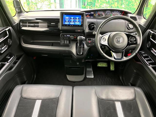 Ｎ－ＢＯＸカスタム Ｌターボ　禁煙車　純正ナビ　バックカメラ　両側パワースライドドア　アダプティブクルーズコントロール　シートヒーター　ＬＥＤヘッドライト　純正１５インチアルミ　電子パーキング　オートエアコン　ＥＴＣ（2枚目）