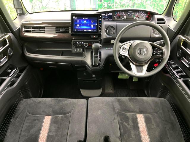 Ｎ－ＢＯＸカスタム Ｇ・Ｌホンダセンシング　禁煙車　純正８型ナビ　バックカメラ　アダプティブクルーズコントロール　両側パワースライドドア　シートヒーター　ＬＥＤヘッドライト　純正１４インチアルミ　スマートキー　電動格納ミラー　ＥＴＣ（2枚目）