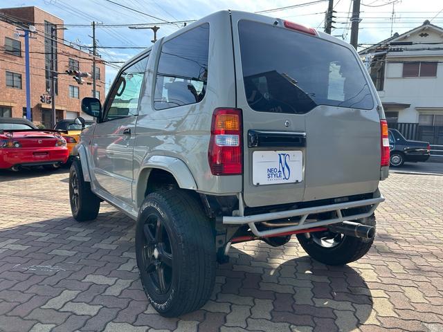 パジェロミニ V パワステ パワーウィンドウ 社外アルミホイール エアコン リフトアップ 社外マフラー インタークーラーターボ 全車輛車内清掃 全塗装グレー(8枚目)