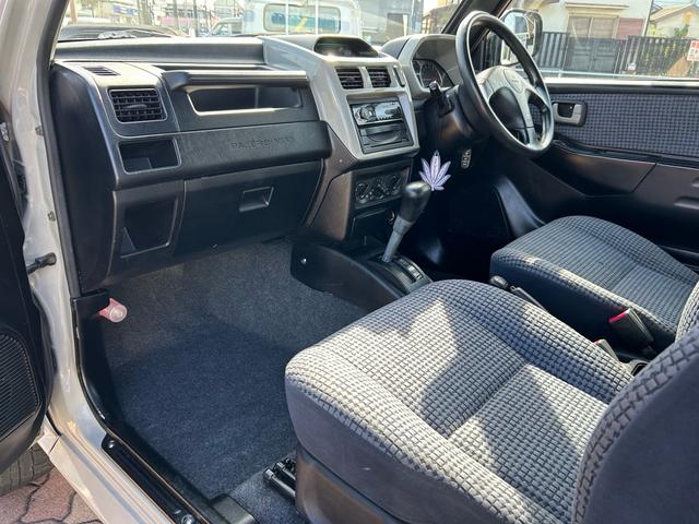 パジェロミニ V パワステ パワーウィンドウ 社外アルミホイール エアコン リフトアップ 社外マフラー インタークーラーターボ 全車輛車内清掃 全塗装グレー(21枚目)