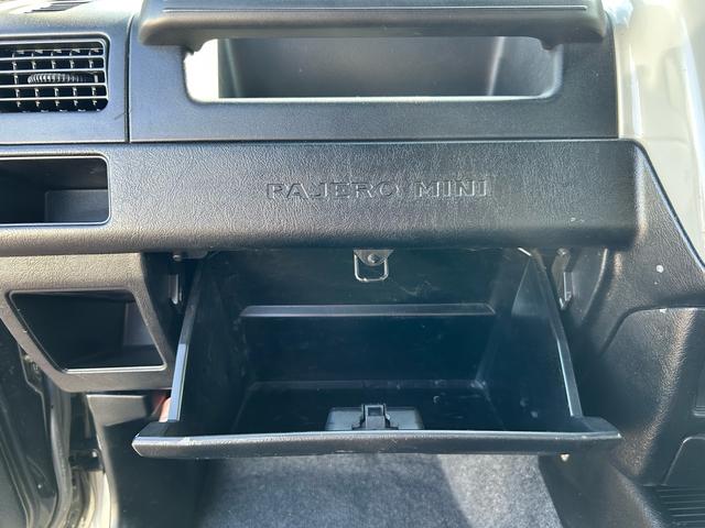パジェロミニ V パワステ パワーウィンドウ 社外アルミホイール エアコン リフトアップ 社外マフラー インタークーラーターボ 全車輛車内清掃 全塗装グレー(26枚目)