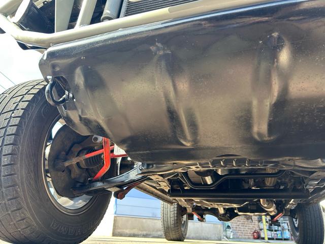 パジェロミニ V パワステ パワーウィンドウ 社外アルミホイール エアコン リフトアップ 社外マフラー インタークーラーターボ 全車輛車内清掃 全塗装グレー(38枚目)