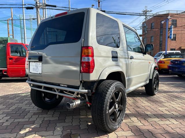 パジェロミニ V パワステ パワーウィンドウ 社外アルミホイール エアコン リフトアップ 社外マフラー インタークーラーターボ 全車輛車内清掃 全塗装グレー(45枚目)