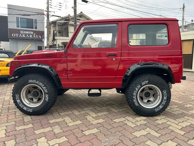 ジムニー 4WD ターボ ETC ドラレコ 社外15インチアルミ M/Tタイヤ リフトアップ 社外マフラー 社外ステアリング 社外F.Rバンパー(7枚目)