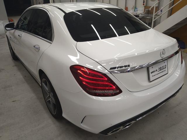 Ｃクラス Ｃ２００アバンギャルド　ＡＭＧ　Ｃ６３仕様　Ｃ６３バンパー　パナメリカーナグリル　ＡＭＧ１８インチホイール　ＡＭＧデュフューザー　純正ナビ　黒レザーシート　パワーシート　ＥＴＣ　　バックカメラ　Ｂｌｕｅｔｏｏｔｈ（28枚目）