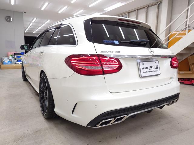 Ｃ２００　ステーションワゴン　スポーツ　Ｃ６３仕様　ＡＭＧ　Ｃ６３デュフューザー　Ｃ６３ボディキット　１９インチアルミホイール　レーダーセーフティパッケージ　黒レザーシート　バックカメラ　パワーバックドア　Ｂｌｕｅｔｏｏｔｈ　フルセグ(17枚目)