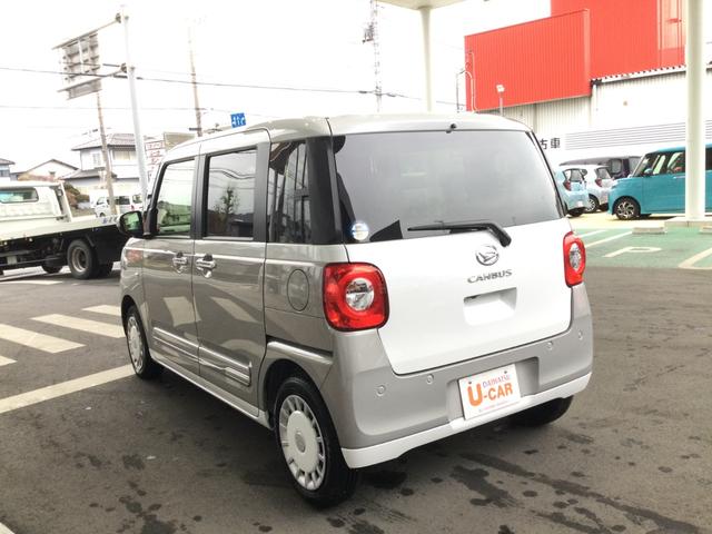 ムーヴキャンバス ストライプスＧ　両側電動スライドドア・ＬＥＤヘッドライト・オートライト・オートマチックハイビーム・プッシュスタートボタン・アイドリングストップ・シートヒーター・電動パーキングブレーキ・スマートアシスト（20枚目）