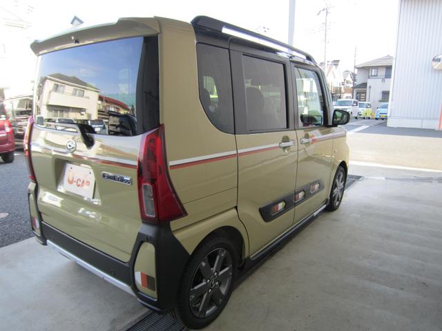 タント ファンクロスターボ ディスプレイオーディオ、USB、ETC、両側電動スライドドア、ターボ、サイドストライプ、アンダーガーニッシュ、ACC、アルミホイール、キーフリー、プッシュボタンスタート、新車保証継、シートヒーター(12枚目)