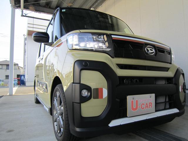 タント ファンクロスターボ ディスプレイオーディオ、USB、ETC、両側電動スライドドア、ターボ、サイドストライプ、アンダーガーニッシュ、ACC、アルミホイール、キーフリー、プッシュボタンスタート、新車保証継、シートヒーター(36枚目)