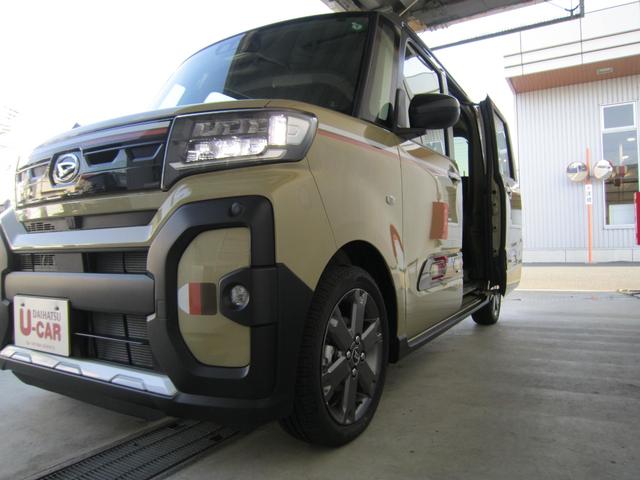 タント ファンクロスターボ ディスプレイオーディオ、USB、ETC、両側電動スライドドア、ターボ、サイドストライプ、アンダーガーニッシュ、ACC、アルミホイール、キーフリー、プッシュボタンスタート、新車保証継、シートヒーター(37枚目)