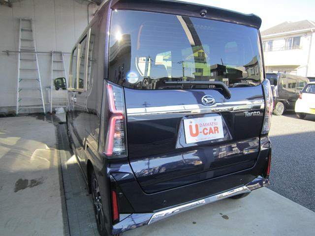 タント カスタムＸ　走行６０キロ／ワンセグナビ／パノラマモニター　ナビ　パノラマモニター　１年保証距離無制限　ミラクルオープンドア　キーフリー　プッシュボタンスタート　シートヒーター　後席スライドリクライニング　ＡＢＳ　ＬＥＤライト　オートライト（38枚目）