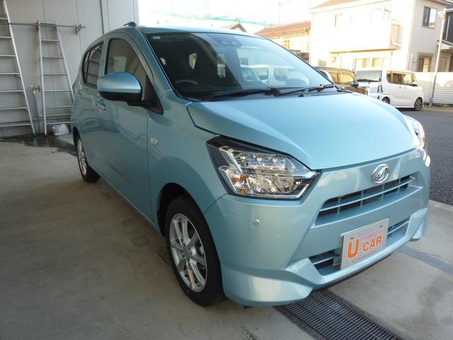 ミライース Ｇ　ＳＡＩＩＩ　走行４６０キロ／１年保証距離無制限　オーディオレス　１年保証距離無制限　キーフリー　プッシュボタンスタート　電動格納式ドアミラー　オートエアコン　ＬＥＤライト　運転席助手席エアバック　コーナーセンサー　アルミホイール（3枚目）