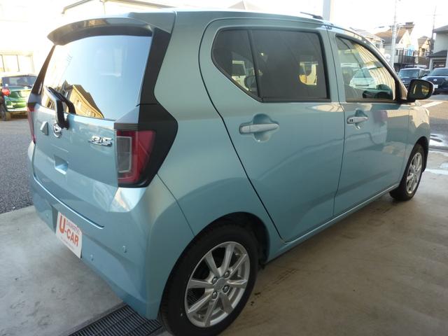 ミライース Ｇ　ＳＡＩＩＩ　走行４６０キロ／１年保証距離無制限　オーディオレス　１年保証距離無制限　キーフリー　プッシュボタンスタート　電動格納式ドアミラー　オートエアコン　ＬＥＤライト　運転席助手席エアバック　コーナーセンサー　アルミホイール（20枚目）