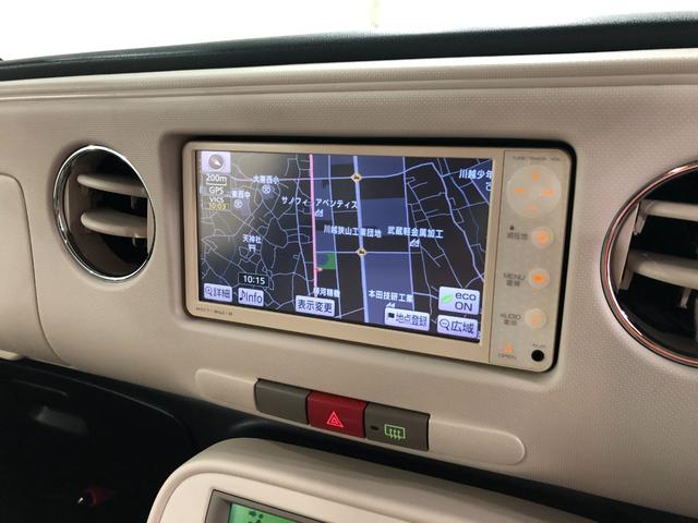 ミラココア ココアＸ　車検整備付／走行７３５６０キロ／ワンセグナビ　１年保証距離無制限　走行距離７３５６０キロ　車検整備付　ワンセグナビ　純正マット　アイドリングストップ　電動格納式ドアミラー　ドリンクホルダー（10枚目）