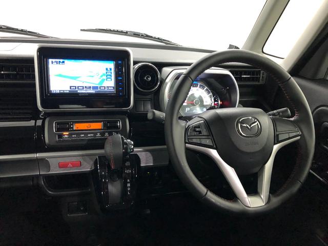 フレアワゴンカスタムスタイル ハイブリッドＸＳ　軽雹害／走行５７０１３キロ／フルセグナビ　１年保証距離無制限　走行距離５７０１３キロ　フルセグナビ　ブルートゥース　純正マット　ＬＥＤヘッドランプ　アイドリングストップ　両側電動スライドドア　電動格納式ドアミラー　プッシュスタート　キーフリー（5枚目）