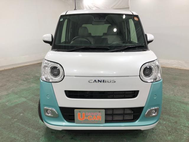 ムーヴキャンバス ストライプスG 走行7519キロ/ナビ/バックカメラ 一年保証・走行距離無制限 走行7519キロ フルセグナビ ブルートゥース バックカメラ サイドエアバック クリアランスソナー オートライト LEDヘッドライト シートヒーター(6枚目)