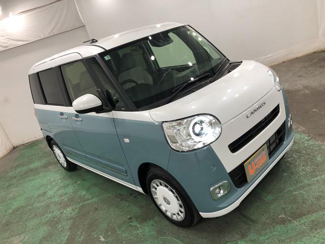 ムーヴキャンバス ストライプスG 走行27キロ/ナビ/バックカメラ 一年保証・走行距離無制限 走行27キロ フルセグナビ バックカメラ クリアランスソナー オートライト LEDヘッドライト シートヒーター 両側電動スライドドア(9枚目)