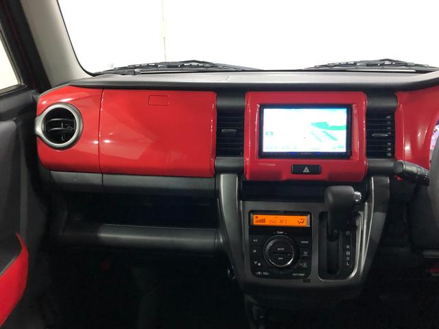 ハスラー Ｊスタイル　雹害／車検整備付／走行７３５７８キロ／ナビ　１年保証距離無制限　走行距離７３５７８キロ　ワンセグナビ　バックカメラ　純正マット　オートライト　アイドリングストップ　シートヒーター　電動格納式ドアミラー　プッシュスタート　キーフリー（6枚目）