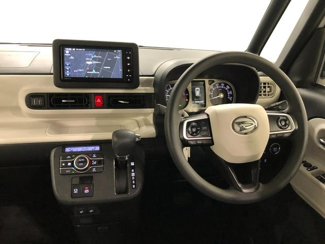 ムーヴキャンバス ストライプスＧターボ　走行８６９５キロ／純正ナビ／ドラレコ　１年保証距離無制限　走行距離８６９５キロ　純正フルセグナビ　バックカメラ　ドラレコ　純正マット　サイドエアバッグ　ＬＥＤヘッドランプ　アイドリングストップ　シートヒーター　両側電動スライドドア（5枚目）