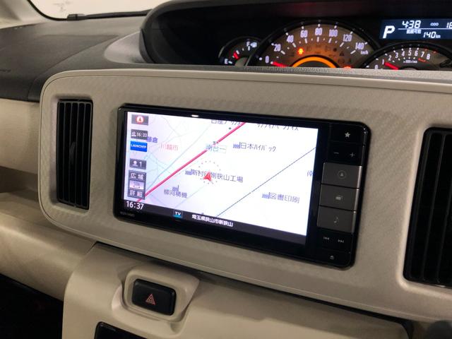 ムーヴキャンバス Ｇ　ＳＡＩＩＩ　走行１６３３３キロ／フルセグナビ／マット　１年保証距離無制限　走行距離１６３３３キロ　フルセグナビ　ブルートゥース　純正マット　ＬＥＤヘッドランプ　アイドリングストップ　両側電動スライドドア　キーフリー（10枚目）