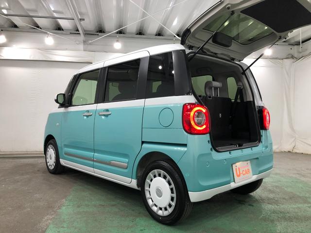 ムーヴキャンバス ストライプスＧ　走行４７７７キロ／新品ナビ／バックカメラ　１年保証距離無制限　走行距離４７７７キロ　フルセグナビ　バックカメラ　ブルートゥース　純正マット　サイドエアバッグ　ＬＥＤヘッドランプ　アイドリングストップ　シートヒーター　両側電動スライドドア（26枚目）