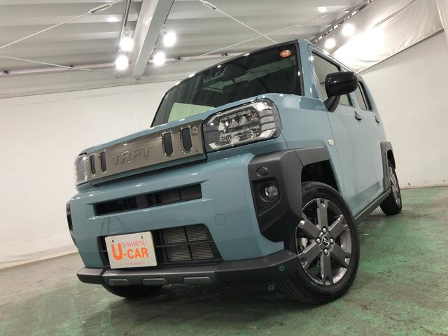 タフト Ｇ　ダーククロムベンチャー　走行４１１２キロ／ＬＥＤ／マット　１年保証距離無制限　走行距離４１１２キロ　バックカメラ　純正マット　サイドエアバッグ　ＬＥＤヘッドランプ　アイドリングストップ　シートヒーター　プッシュボタンスタート　オート格納式ドアミラー（7枚目）