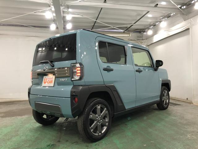 タフト Ｇ　ダーククロムベンチャー　走行４１１２キロ／ＬＥＤ／マット　１年保証距離無制限　走行距離４１１２キロ　バックカメラ　純正マット　サイドエアバッグ　ＬＥＤヘッドランプ　アイドリングストップ　シートヒーター　プッシュボタンスタート　オート格納式ドアミラー（13枚目）