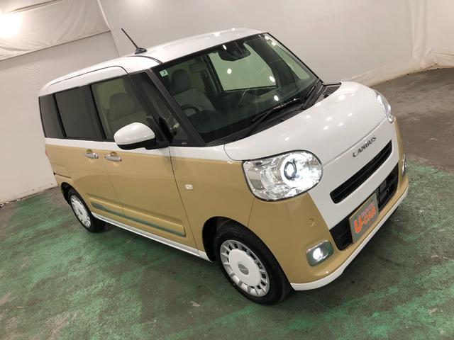 ムーヴキャンバス ストライプスＧ　走行３６４７キロ／シートヒータ／オートライト　一年保証・走行距離無制限　走行３６４７キロ　サイドエアバック　クリアランスソナー　オートマチックハイビーム　オートライト　ＬＥＤヘッドライト　ベンチシート　シートヒーター　両側電動スライドドア（9枚目）