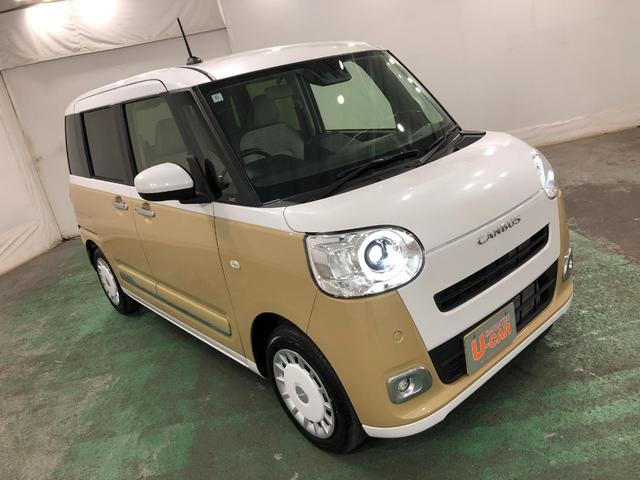 ムーヴキャンバス ストライプスＧ　走行５１４５キロ／フルセグナビ／バックカメラ　１年保証距離無制限　走行距離５１４５キロ　フルセグナビ　バックカメラ　ブルートゥース　純正マット　サイドエアバッグ　ＬＥＤヘッドランプ　アイドリングストップ　シートヒーター　両側電動スライドドア（9枚目）