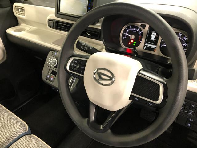 ムーヴキャンバス ストライプスＧ　走行５１４５キロ／フルセグナビ／バックカメラ　１年保証距離無制限　走行距離５１４５キロ　フルセグナビ　バックカメラ　ブルートゥース　純正マット　サイドエアバッグ　ＬＥＤヘッドランプ　アイドリングストップ　シートヒーター　両側電動スライドドア（46枚目）