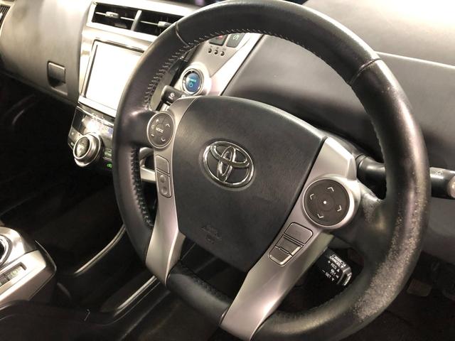 プリウスアルファ G 雹害/走行66559キロ/フルセグナビ/ドラレコ 1年保証距離無制限 走行距離66559キロ フルセグナビ バックカメラ ブルートゥース ドラレコ 純正マット サイドエアバッグ LEDヘッドランプ(45枚目)