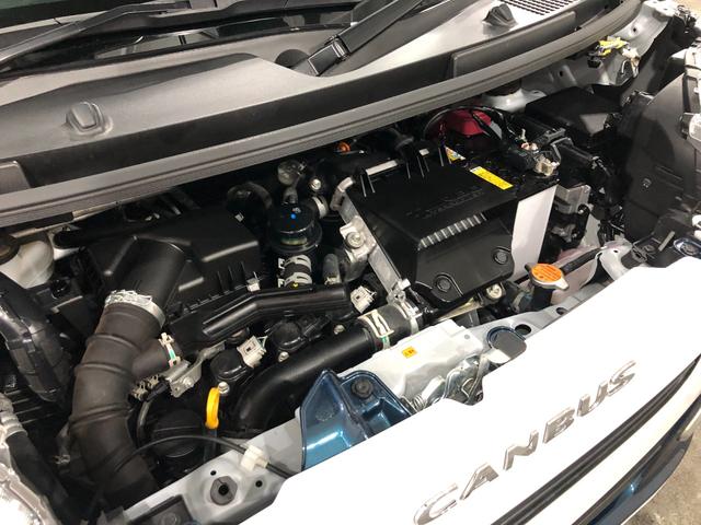 ムーヴキャンバス ストライプスGターボ 走行40443キロ/9インチナビ 一年保証・走行距離無制限 走行40443キロ フルセグナビ ブルートゥース バックカメラ サイドエアバック オートライト LEDヘッドライト ベンチシート シートヒーター 両側電動スライドドア(19枚目)