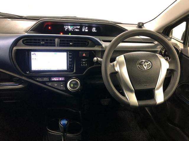 アクア Ｓ　走行２４８６２キロ／フルセグナビ／電動格納式ドアミラー　１年保証距離無制限　走行距離２４８６２キロ　フルセグナビ　カーペットマット　助手席エアバッグ　電動格納式ドアミラー　キーレスエントリー（5枚目）