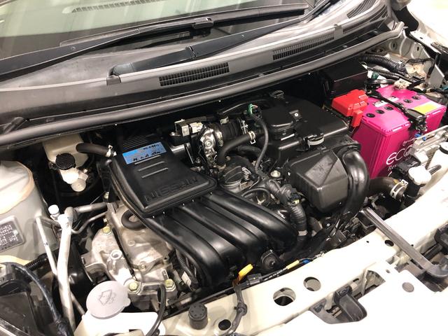 ノート Ｘ　走行２９２４８キロ／雹害／ナビ／全周囲カメラ　一年保証・走行距離無制限走行２９２４８キロ　フルセグナビ　ブルートゥース　全周囲カメラ　ＤＶＤ　オートライト　キーフリー　ホイールキャップ（19枚目）