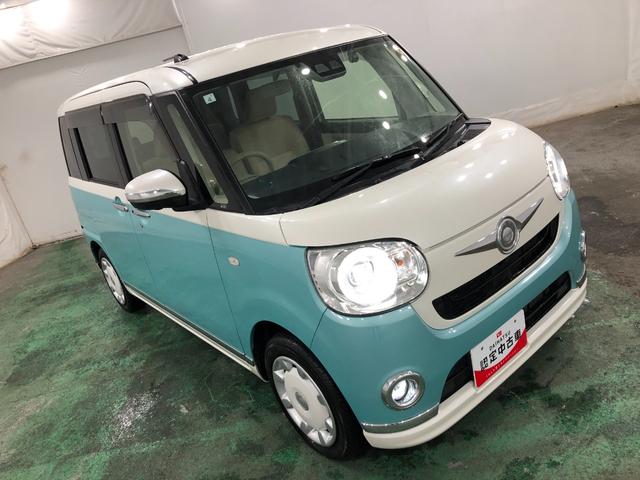 ムーヴキャンバス ＧメイクアップＶＳ　ＳＡＩＩＩ　走行５０８２６キロ／ナビ　一年保証・走行距離無制限走行５０８２６キロ　フルセグナビ　ブルートゥース　全周囲カメラ　ドラレコ　オートライト　ＬＥＤヘッドライト　シートヒーター　両側電動スライドドア（9枚目）