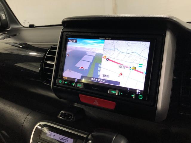 Ｎ－ＢＯＸカスタム ＧターボＬパッケージ　走行６５６６４キロ／ナビ／バックカメラ　一年保証・走行距離無制限走行６５６６４キロ　フルセグナビ　ブルートゥース　バックカメラ　ＥＴＣ　サイドエアバック　オートライト　ＨＩＤヘッドライト　両側電動スライドドア（11枚目）