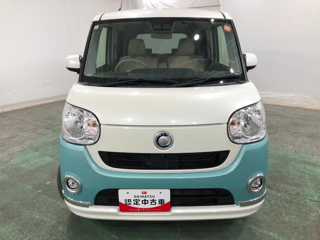 ムーヴキャンバス Ｘメイクアップリミテッド　ＳＡ３　走行６３６１７キロ　一年保証・走行距離無制限走行６３６１７キロ　車検整備付　タイヤ４本交換　フルセグナビ　ブルートゥース　全周囲カメラ　ドラレコ　ＥＴＣ　オートライト　両側電動スライドドア（4枚目）