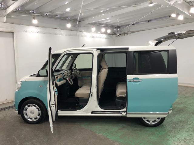 ムーヴキャンバス Ｘメイクアップリミテッド　ＳＡ３　走行６３６１７キロ　一年保証・走行距離無制限走行６３６１７キロ　車検整備付　タイヤ４本交換　フルセグナビ　ブルートゥース　全周囲カメラ　ドラレコ　ＥＴＣ　オートライト　両側電動スライドドア（12枚目）