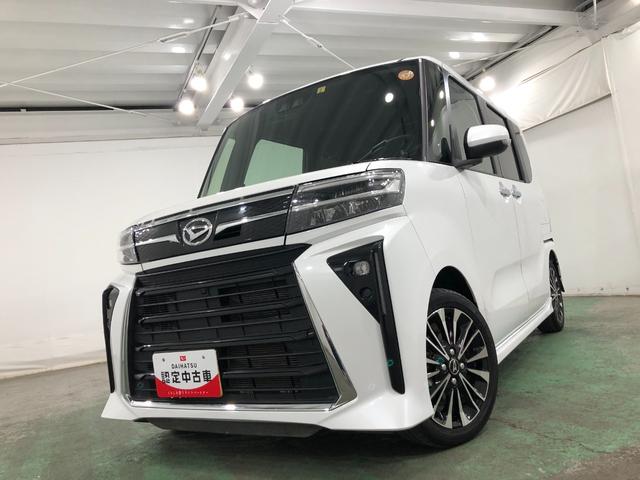 タント カスタムＲＳ　走行３３７７２キロ／ディスプレイオーディオ　一年保証・走行距離無制限走行３３７７２キロ　ディスプレイオーディオ　ブルートゥース　バックカメラ　クリアランスソナー　オートライト　ＬＥＤヘッドライト　シートヒーター　両側電動スライドドア（7枚目）