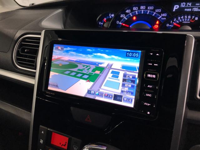 タント カスタムＸ　走行８５１３７キロ／車検整備付／タイヤ４本交換　一年保証・走行距離無制限走行８５１３７キロ　ワンセグナビ　車検整備付　タイヤ４本交換　オートライト　ＬＥＤヘッドライト　ベンチシート　片側電動スライドドア（10枚目）