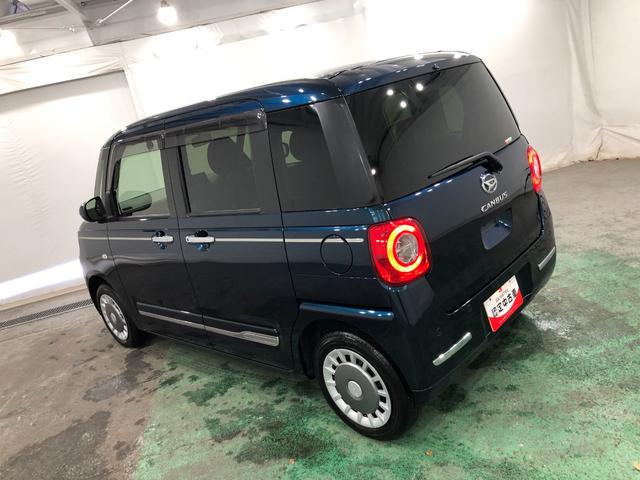 ムーヴキャンバス セオリーＧ　走行１４８９４キロ／ディスプレイオーディオ　一年保証・走行距離無制限走行１４８９４キロ　ディスプレイオーディオ　ブルートゥース　バックカメラ　ドラレコ　クリアランスソナー　オートライト　ＬＥＤヘッドライト　シートヒーター　両側電動スライドドア（16枚目）