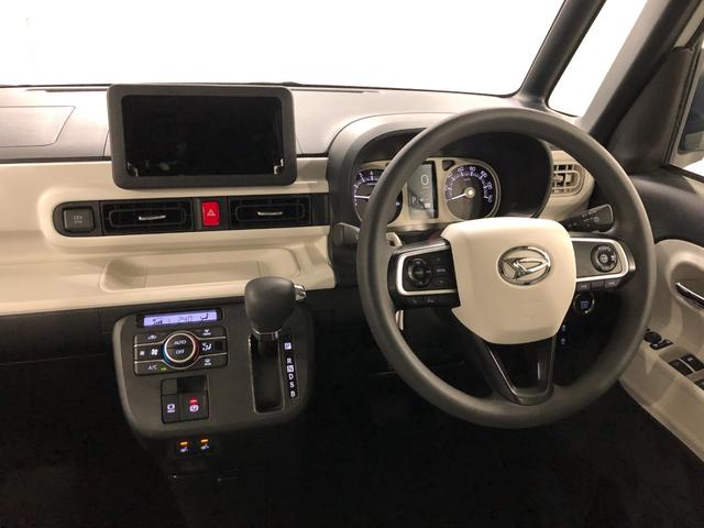 ムーヴキャンバス ストライプスＧターボ　走行２７９８キロ／シートヒーター　一年保証・走行距離無制限走行２７９８キロ　サイドエアバック　クリアランスソナー　オートマチックハイビーム　オートライト　ＬＥＤヘッドライト　ベンチシート　シートヒーター　両側電動スライドドア（5枚目）