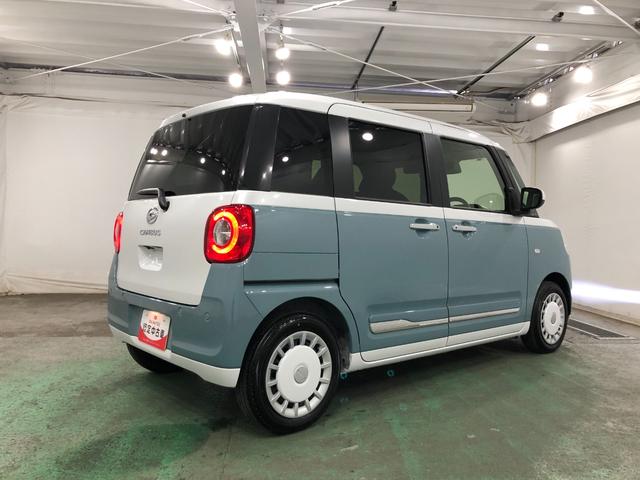 ムーヴキャンバス ストライプスＧターボ　走行２７９８キロ／シートヒーター　一年保証・走行距離無制限走行２７９８キロ　サイドエアバック　クリアランスソナー　オートマチックハイビーム　オートライト　ＬＥＤヘッドライト　ベンチシート　シートヒーター　両側電動スライドドア（13枚目）