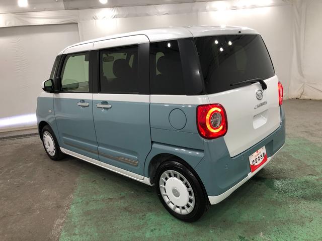 ムーヴキャンバス ストライプスＧターボ　走行２７９８キロ／シートヒーター　一年保証・走行距離無制限走行２７９８キロ　サイドエアバック　クリアランスソナー　オートマチックハイビーム　オートライト　ＬＥＤヘッドライト　ベンチシート　シートヒーター　両側電動スライドドア（16枚目）