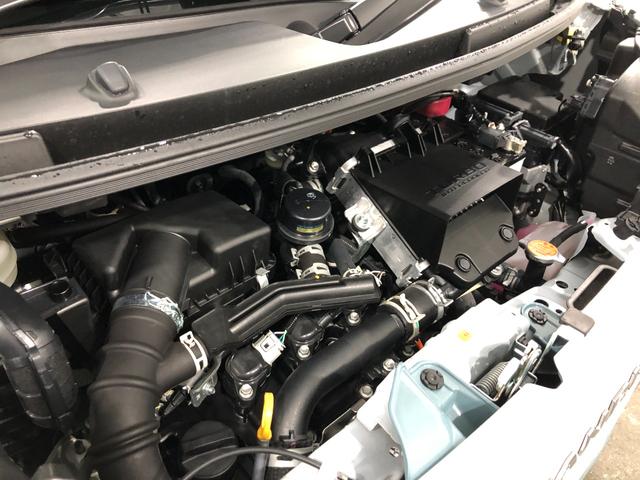 ムーヴキャンバス ストライプスＧターボ　走行２７９８キロ／シートヒーター　一年保証・走行距離無制限走行２７９８キロ　サイドエアバック　クリアランスソナー　オートマチックハイビーム　オートライト　ＬＥＤヘッドライト　ベンチシート　シートヒーター　両側電動スライドドア（19枚目）